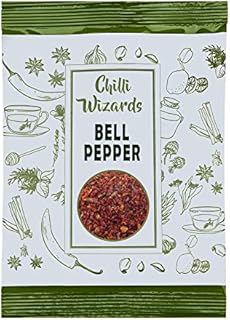 Red Bell Pepper Flakes 100g 9mm - Chilli Wizards