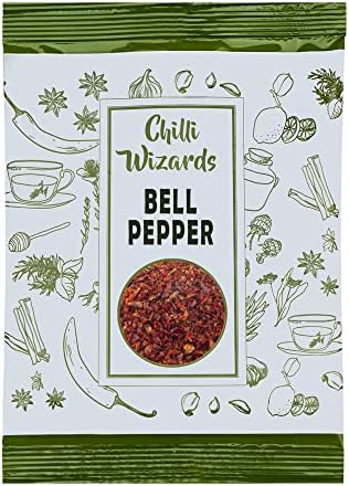 Sweet Red Bell Pepper Flakes. Amazing Quality - 100g