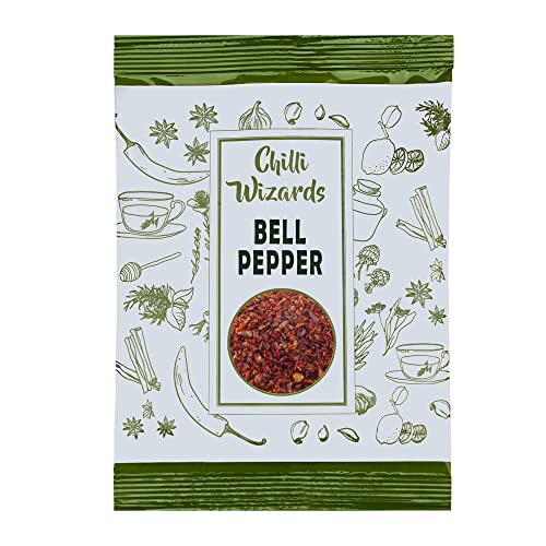 Sweet Red Bell Pepper Flakes. Amazing Quality - 100g