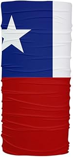 Chile Flag Multifunctional UV Protection Headband Face Dust Mask Bandana Multicolored