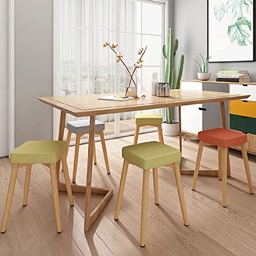 Taburete de tocador compacto y portatil para mesa de comedor o zona de maquillaje 5