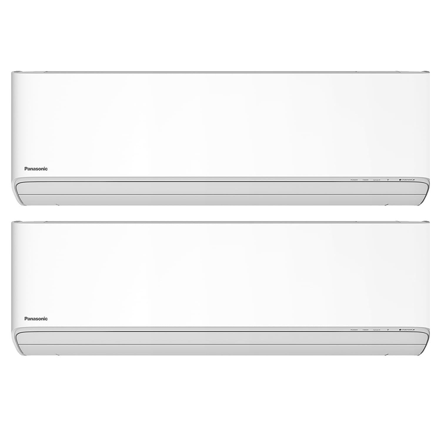 Panasonic Climatizzatore Dual Split Etherea, Due Unità Interne da 12000 Btu