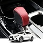Kakash Custom Interior Accessories for Lexus NX250 NX350 NX350h NX450h+ 2022 2023 RX450h+/500h/350h Leather Automatic Gear Shift Knob Cover,Transimission Boots Shift Lever Leather Sheath(Red+Black)