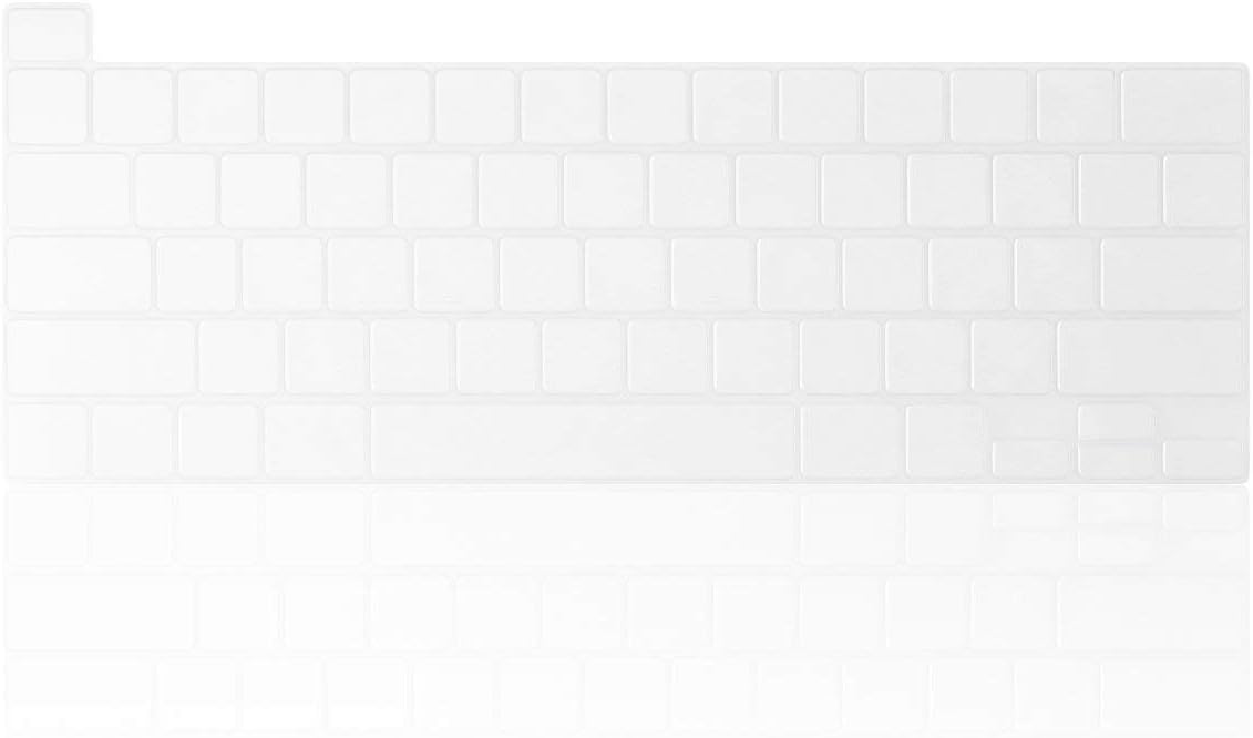 Kuzy Compatible with MacBook Pro 13 inch 2020 A2289 and MacBook Pro 16 inch Keyboard Cover 2019 A2141 Premium TPU Key Board Skin Thin Protector for MacBook Pro Keyboard Cover with Touch Bar, Clear