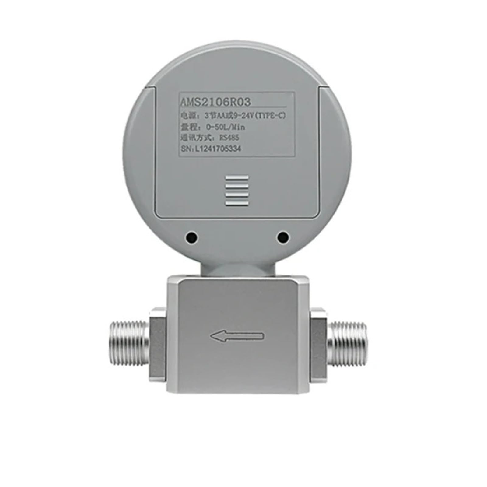 AMS2106 Digital Air Flow Meter 0~300L/min Air Mass Flow Sensor Battery Power