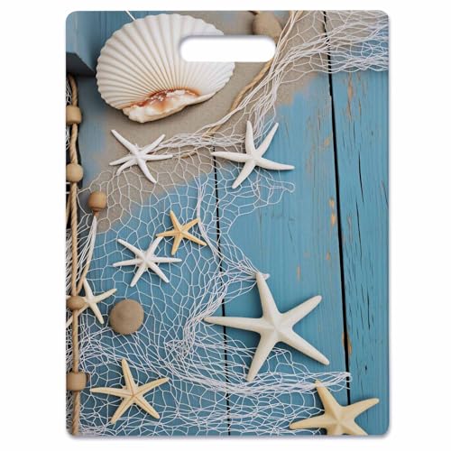 Tabla de Cortar Yekiua Beach Seashell 40x25 cm miniatura 1