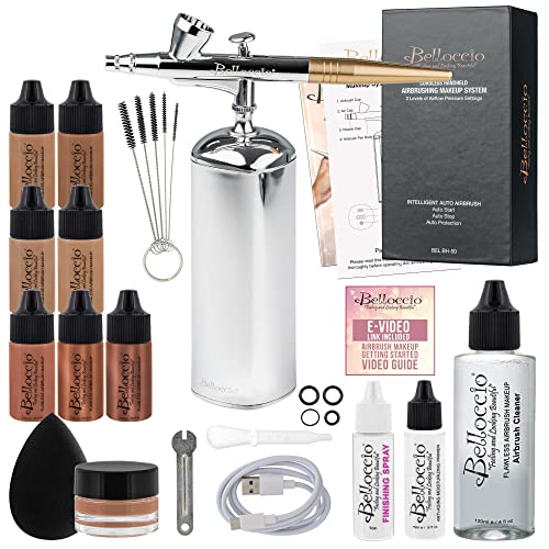 Belloccio Complete Cordless Handheld Airbrush Cosmetic Makeup System