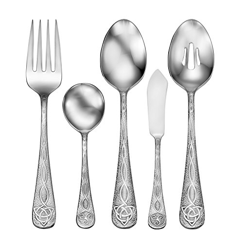 Liberty-Tabletop-Celtic-45pc-Flatware-Set-Service-for-8-Silverware-MADE-IN-USA