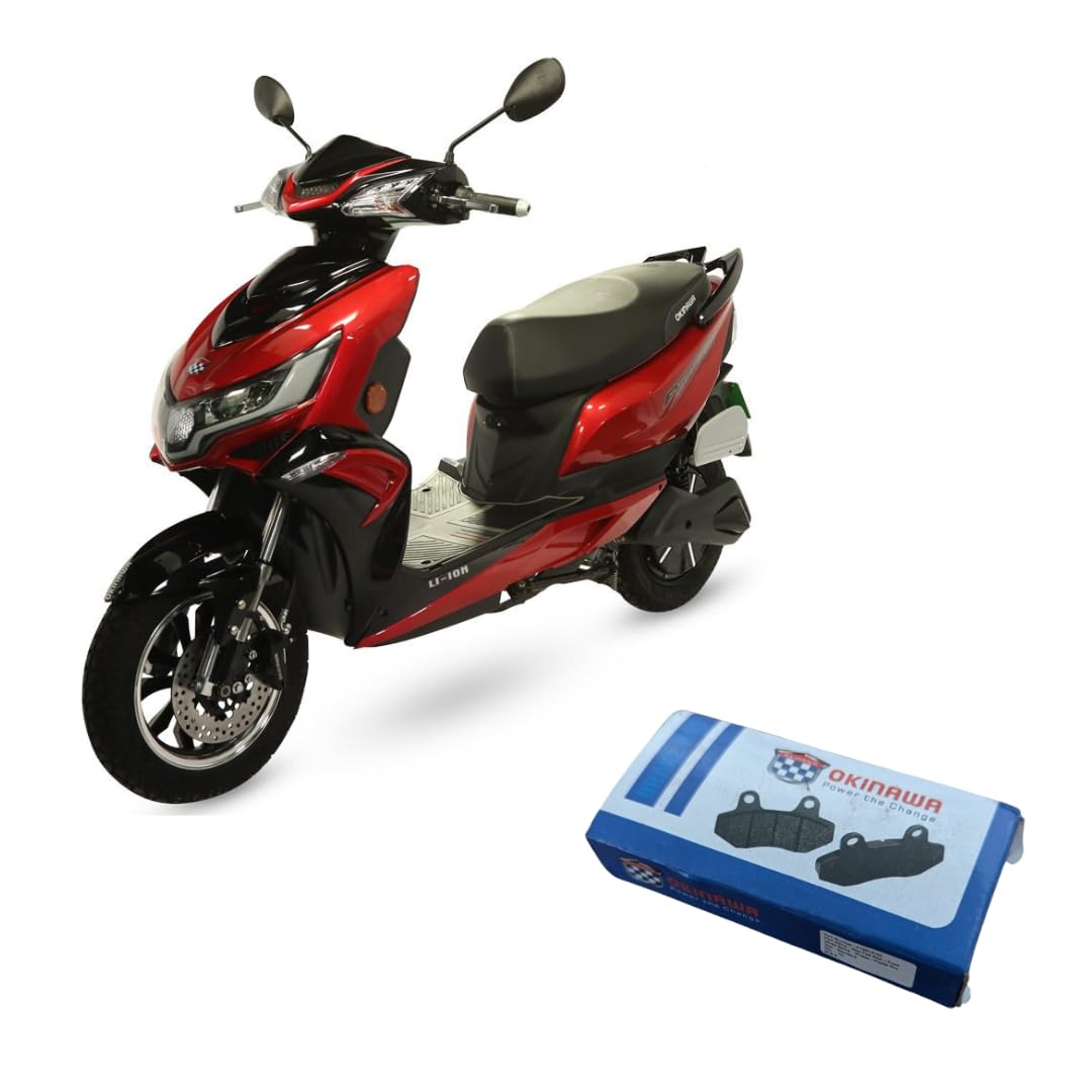 Original Okinawa Praise, PraisePro & iPraisePlus Disc Brake Pads - Front & Rear | Genuine Quality | Perfect Fit for Electric Scooters
