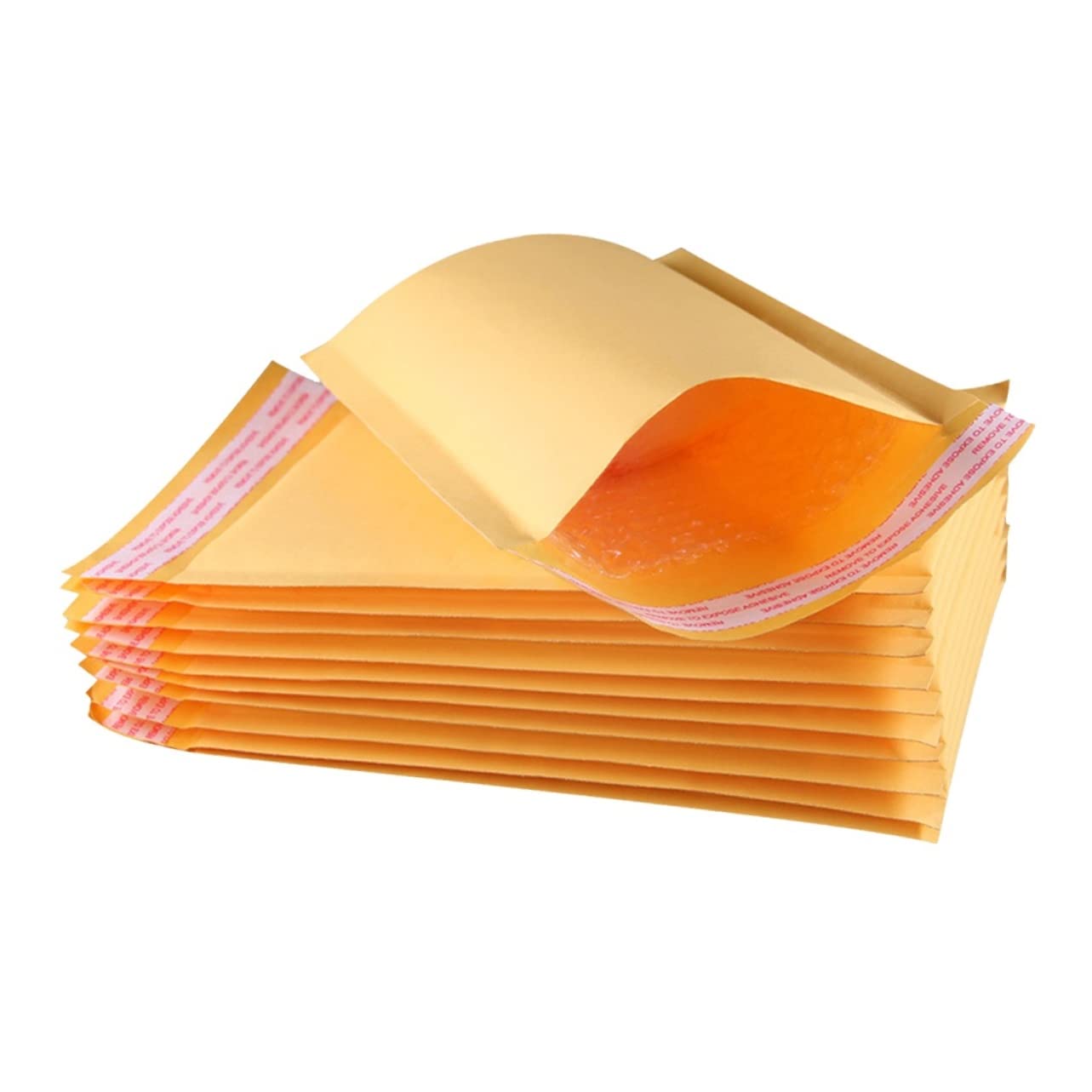 Angoily Buste da Spedizione in Carta Kraft Film Bolla 50pezzi, Sacchetti Impermeabili Autoadesivi per Pacchi, Bubble Envelope per Spedizioni