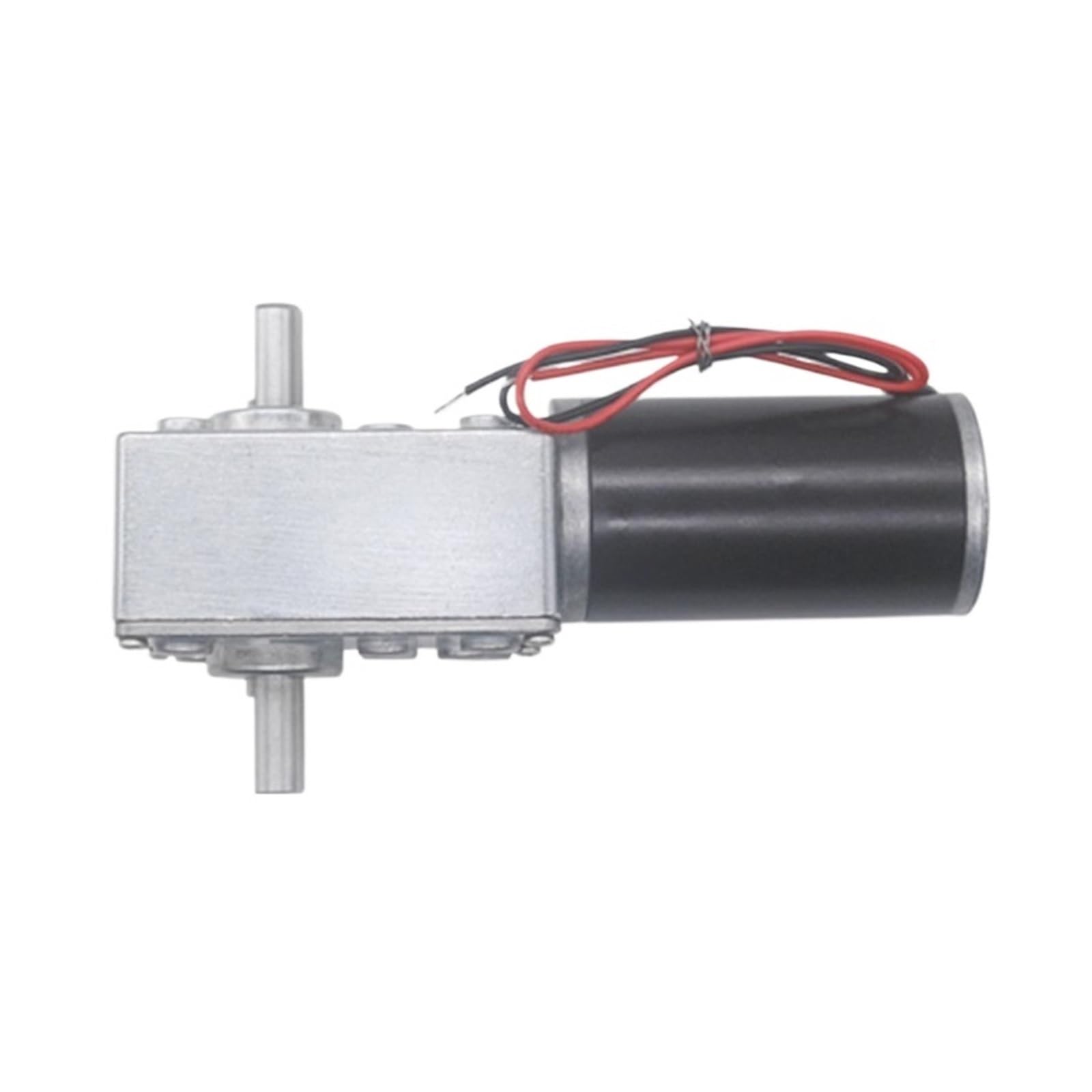 5840-31ZY DC 12V 24V Metall-Turbo-Schneckengetriebemotor Typ-D-Welle umgekehrtes selbstsperrendes Getriebe Schneckengetriebemotor(12rpm,12V)