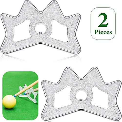 HERCHR 50 Punte per Stecca da Biliardo 12 Mm Kit di
