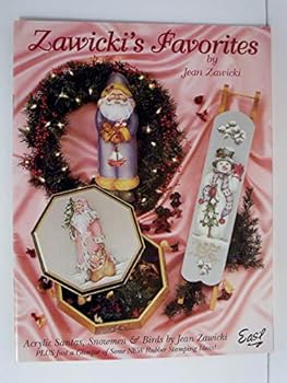 Paperback Zawicki's Favorites: Acrylic Santas, Snowmen & Birds Book