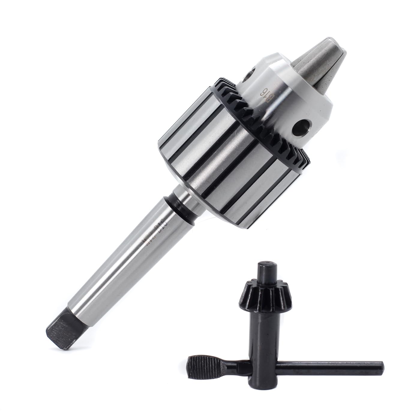 Portabrocas JESTUOUS B16 tipo llave de 1/2 pulgada (1-13 mm) con mandriles MT2 Morse cónico resistente