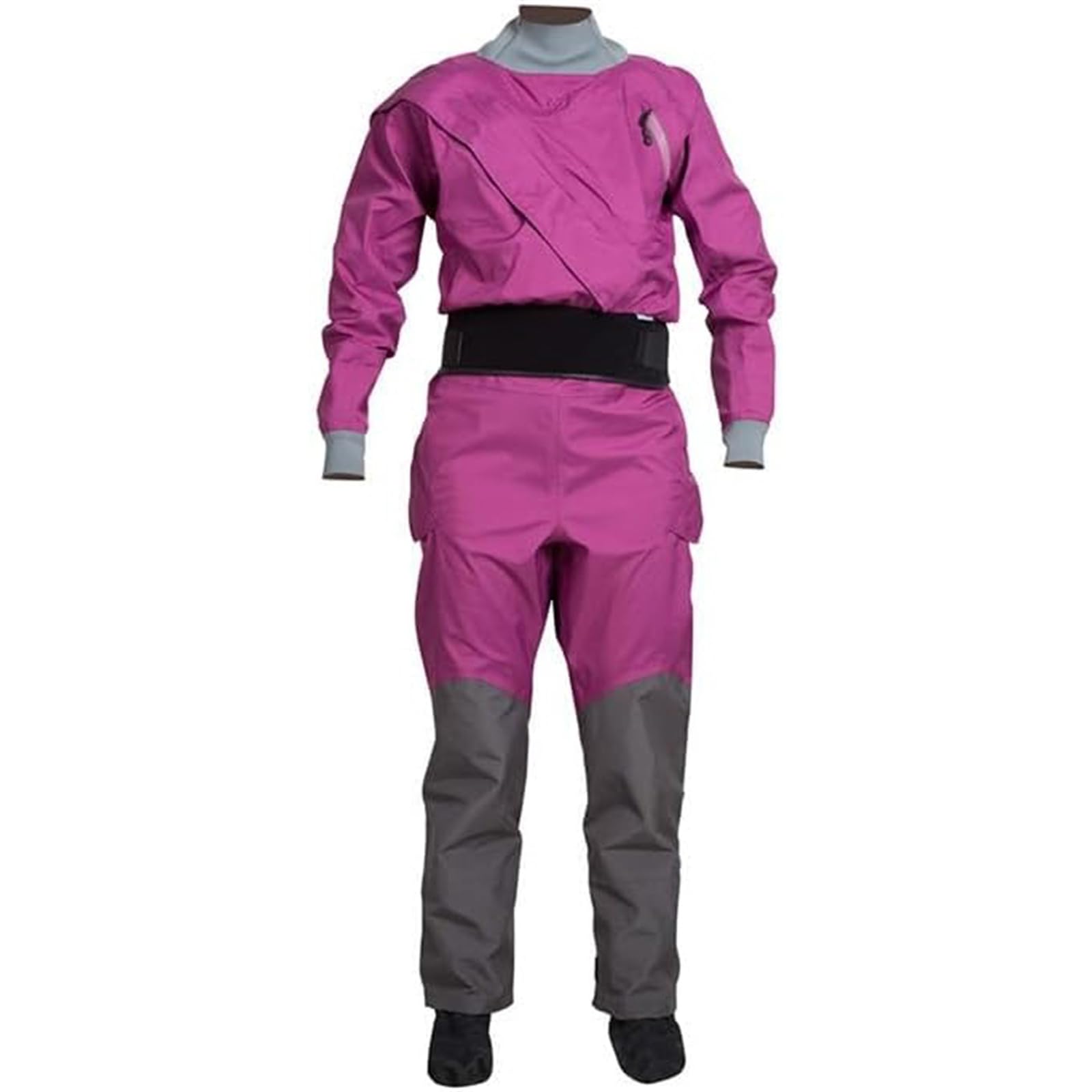 BEIAKE Women's Drysuit Three-Layer Waterproof Fabric, Kayak Drysuit Water Rescue Drysuit Outdoor Sports, Stand Up Paddle