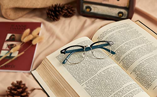 Cyxus Óculos de Luz Azul Óculos de Computador Lentes Transparentes Anti-Fadiga Ocular para Homens e