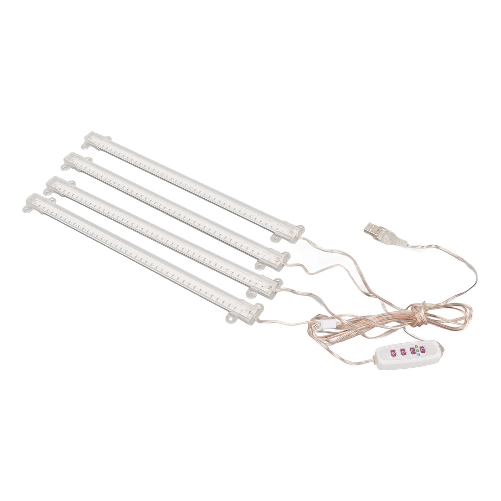 Qcwwy Lumière de Croissance des Plantes LED à Spectre Complet élèvent la Lumière pour la Promotion de la Photosynthèse des Plantes D'intérieur Prise USB (Lumière solaire 4000K 168LED)