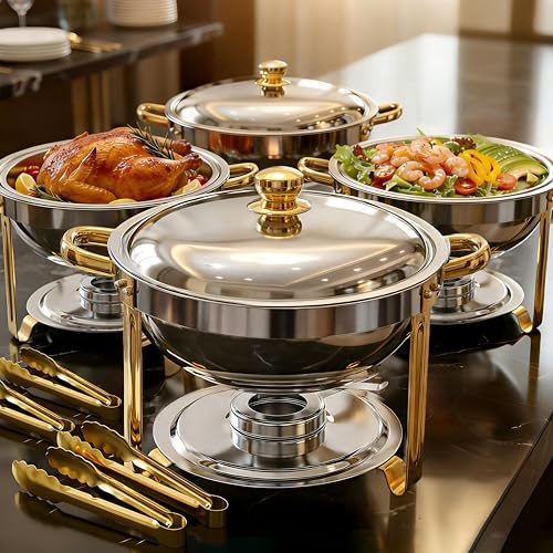 ALSO GO 6QT Round Chafing Dishes