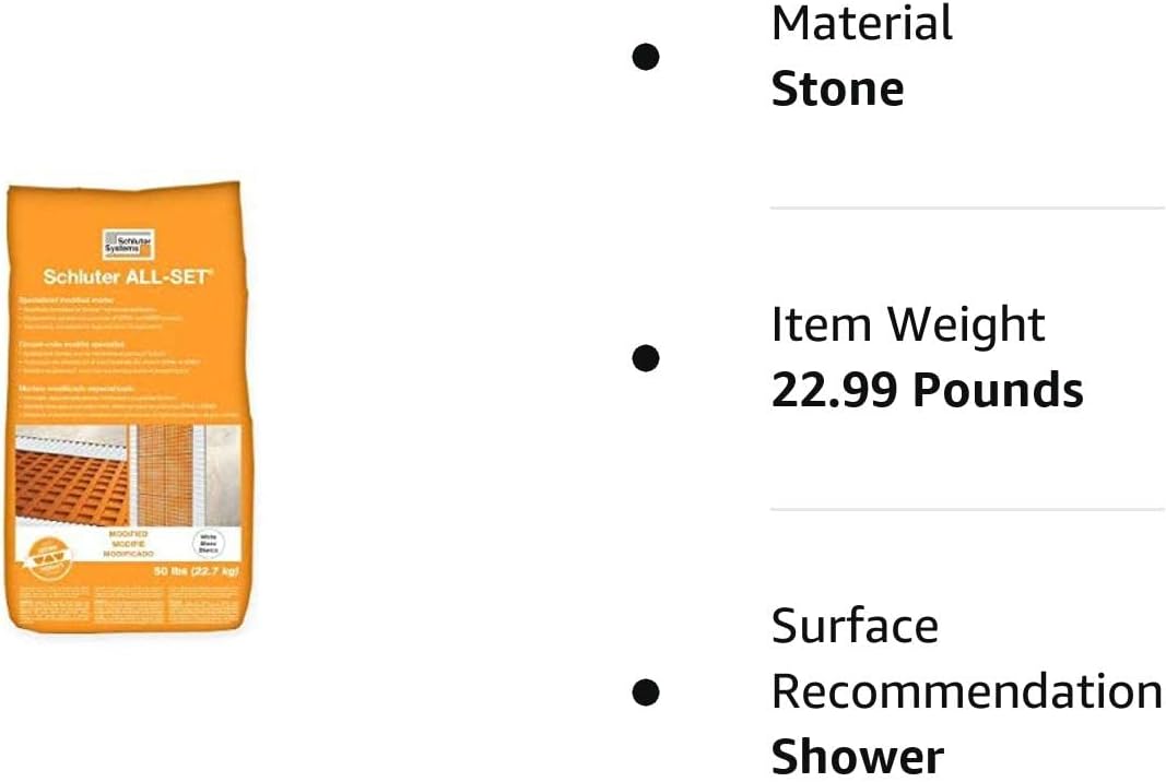 Schluter ALL-SET Modified Thinset Mortar