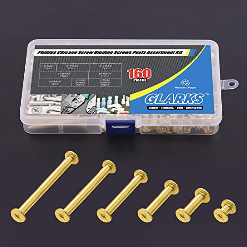 Glarks G-978 80 Sets Chicago Screws Assortment thumb #6