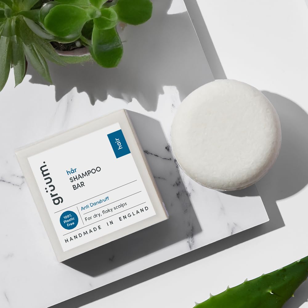 grüum Twin Pack Anti Dandruff Shampoo Bar 50g, Solid Shampoo Bars for Hair Up to 60 Washes - Image 2