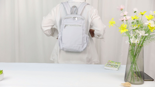 LOIDOU - Mochila Para Escuela, Adolescentes, Niñas, Informal, Ligera, Para Estudiantes Universitarios, Beige, Large, Escuela