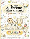 attività vvf  Il mio quaderno delle attivita’: Tanti compiti cognitivi abbinati ad un’attività pratica da fare