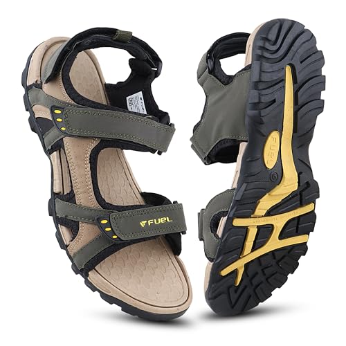 Image of FUEL Punch-02 Lightweight & Anti-Skid Rubber Sole Casual Sandals & Floaters for Mens & Boys for Outdoor