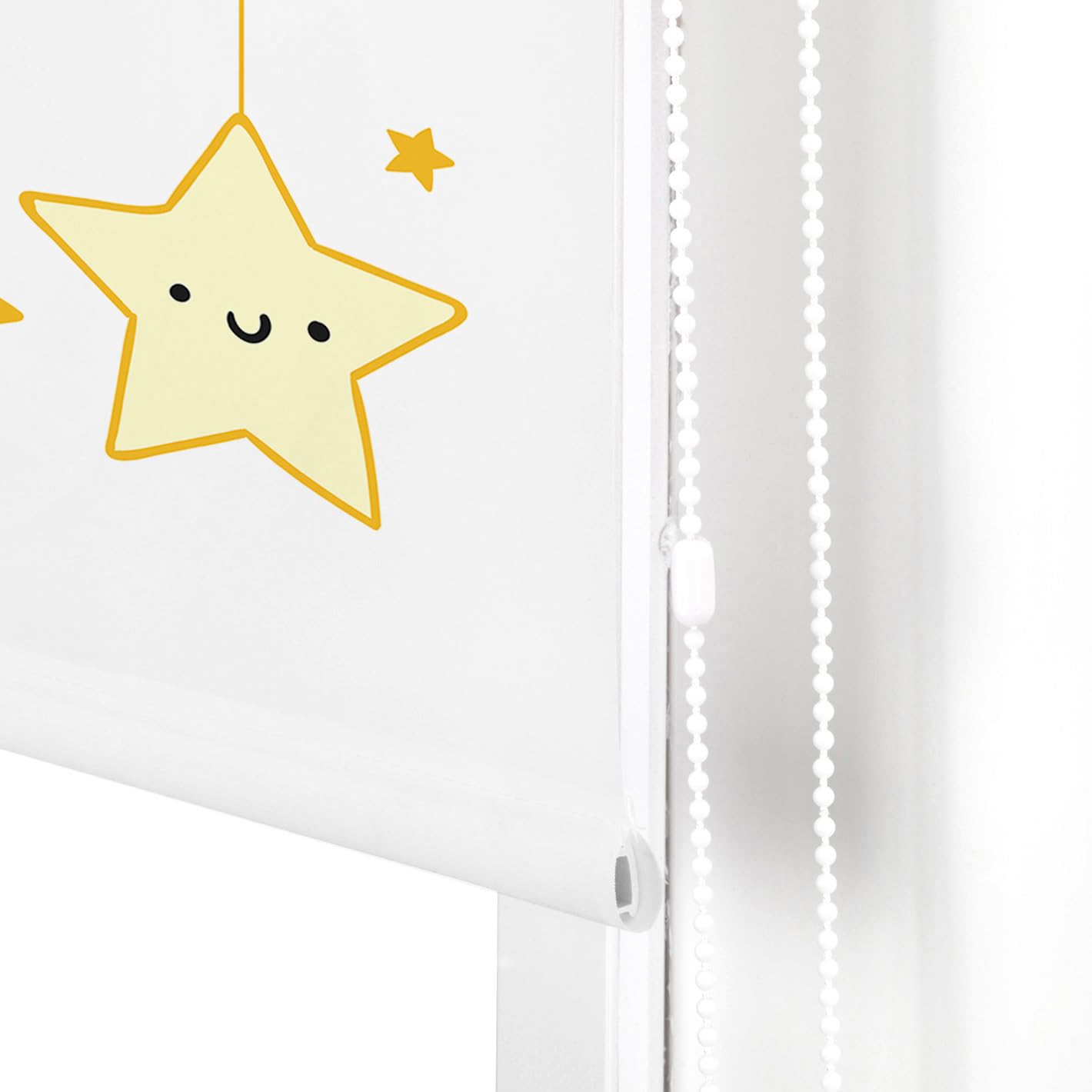 Blindecor Digital Store Enrouleur translucide avec Motif Famille d'enfants Modèle F Nuit étoilée 150 x 180 cm Store Enrouleur occultant 146 x 175 cm