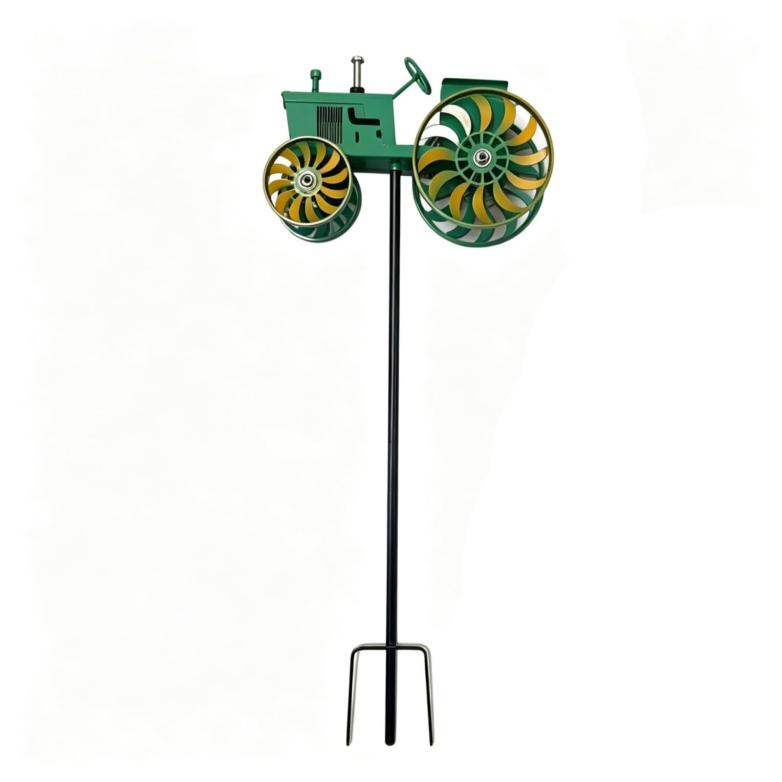 Garden Wind Spinner Windmill Stake with Rotatable for Yard Garden Unique Outdoor Sculptures Ornament Whirling Combine Yard Decoration