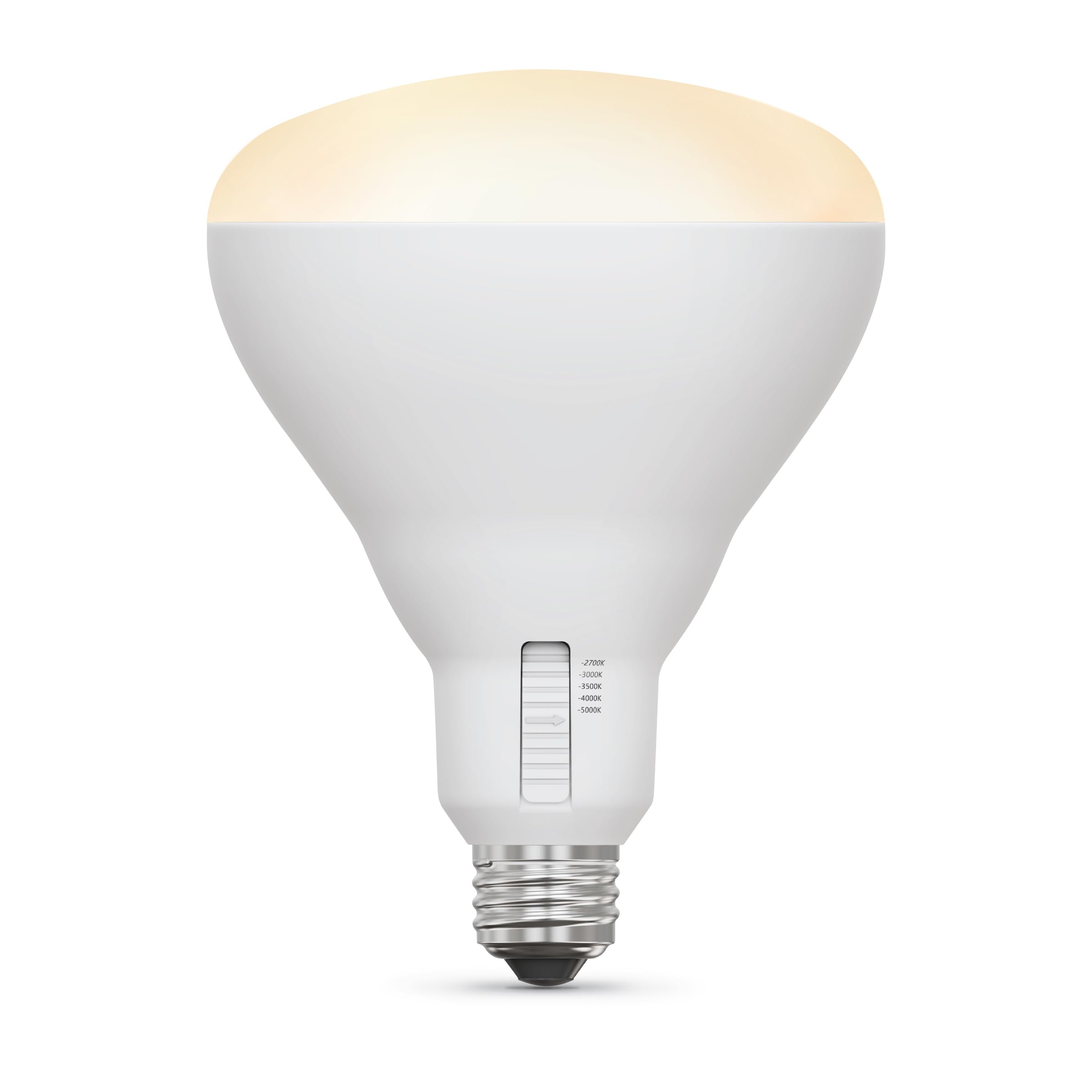 Feit Electric BR40150DM5CCTCA15K Ampoule LED BR40 équivalente à 150 W Intensité variable 5CCT Culot E26 90 CRI 2175 lumens Blanc réglable Durée de vie de 13,7 ans