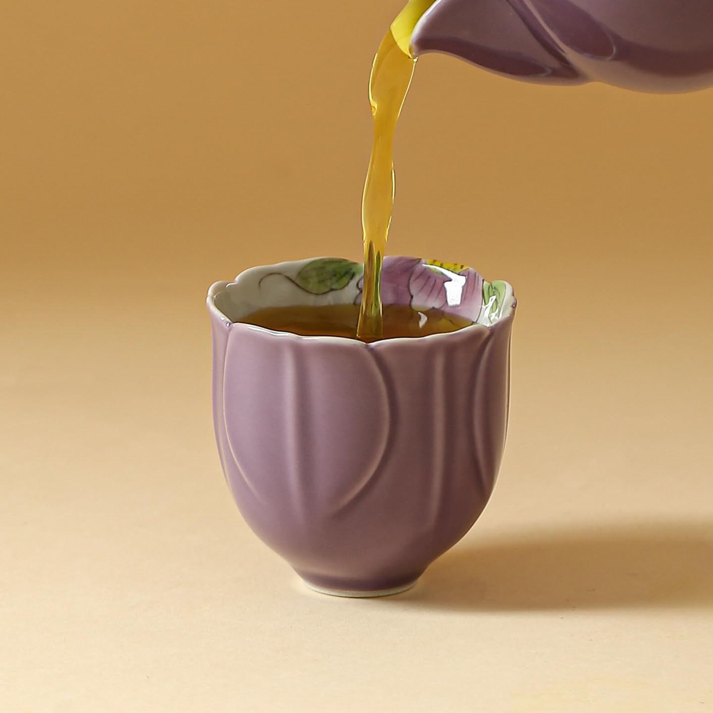Tasse à thé Pure peinte la main Master Cup en céramique sous glaçure couleur tasse ménage porcelaine blanche Kung Fu service récipient de trempage