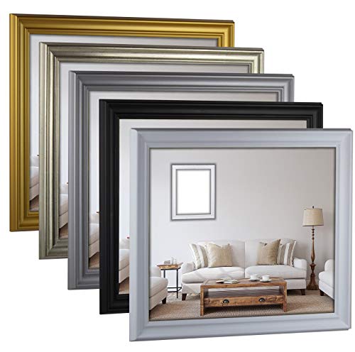 myposterframe Bilderrahmen Barock Größenwahl 25 x 25 cm Helena Metall...