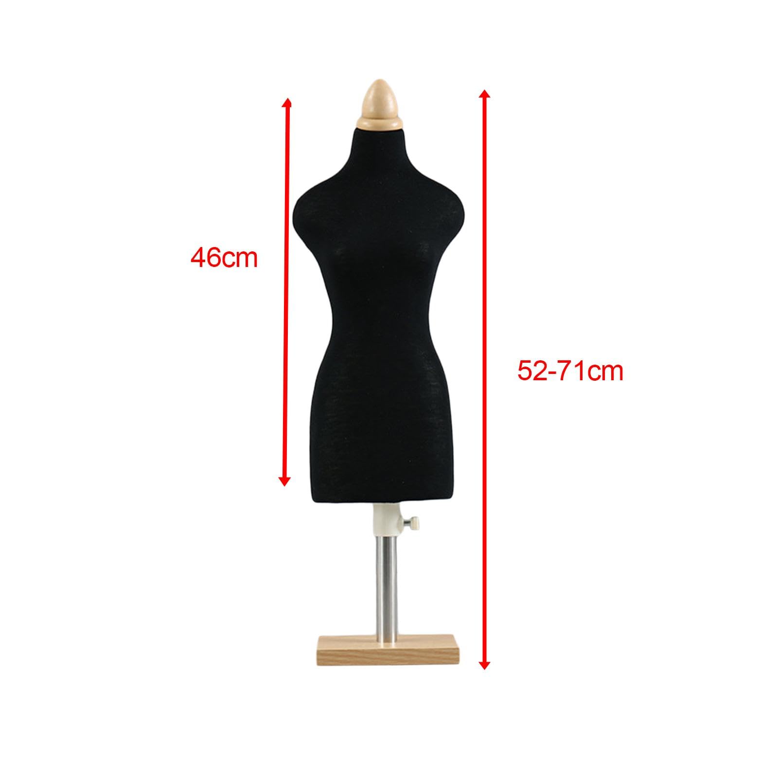 Vestidos para Muñecas, Maniquíes, Ropa para Muñecas, Accesorios para Fotos, Maniquí de Costura en Miniatura para Jardín de Hadas, Piezas para Muñecas, Base Cuadrada de 46 cm.