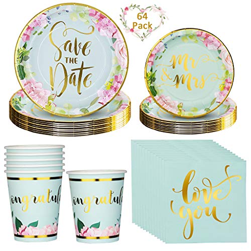 DreamJing Juego de vajilla de boda Mr Mrs Cover