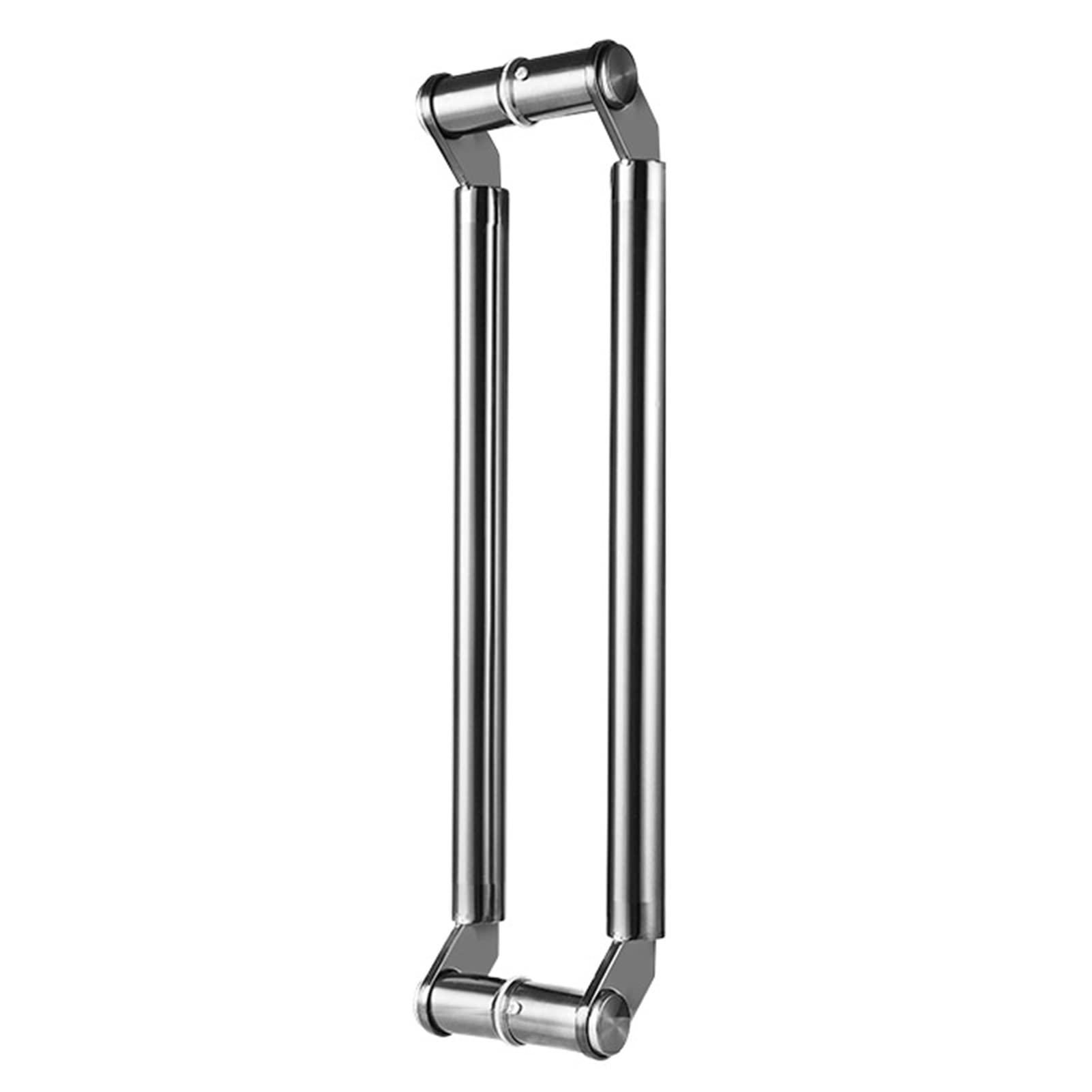 Poignée de porte coulissante industrielle 80cm universelle métal bois verre noire