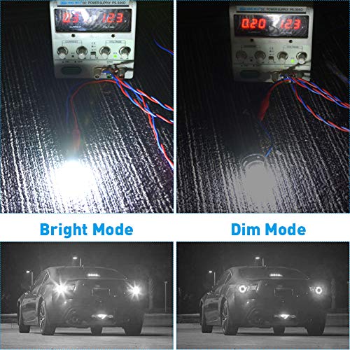 image for YITAMOTOR 4x 1157 LED Bulbs, 54SMD 650 Lumens, BAY15D 7528 2357 2057 L