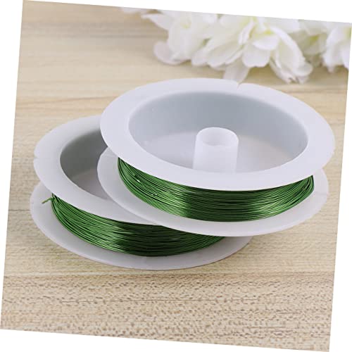 Alambre de hierro de 0.4 mm para bricolaje, rollo de 10 m para proyectos de jardinería, alambre metálico flexible para artesanías florales y decoración del hogar miniatura 4