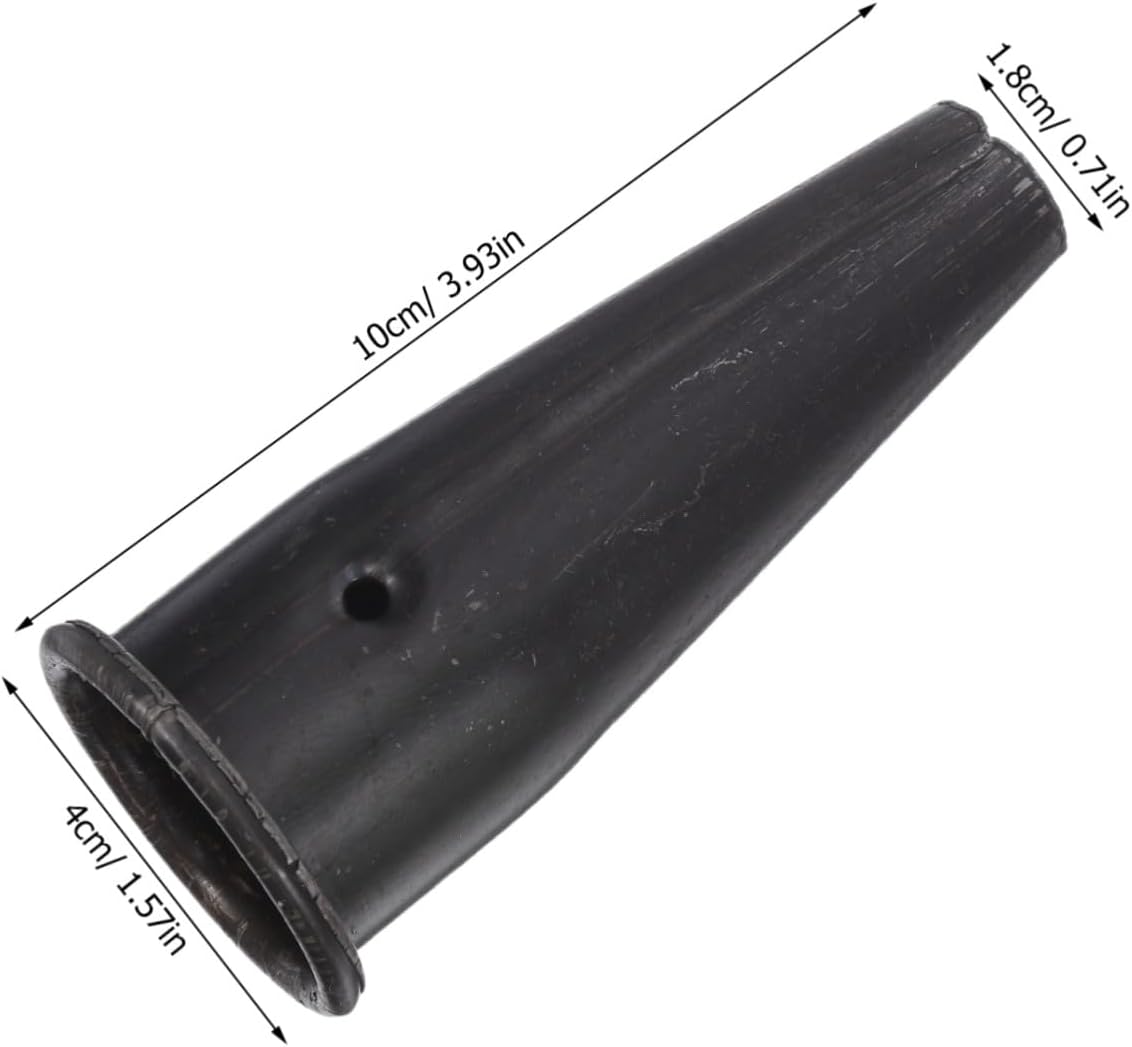 Toddmomy 5 Pcs Rake Handle Replacement Connectors, 1.6 X 4 Inch Manganese Steel Ferrules with Firm Tapered Socket, Compact and Lightweight Wood Handle Sleeve for Garden Tool image 2