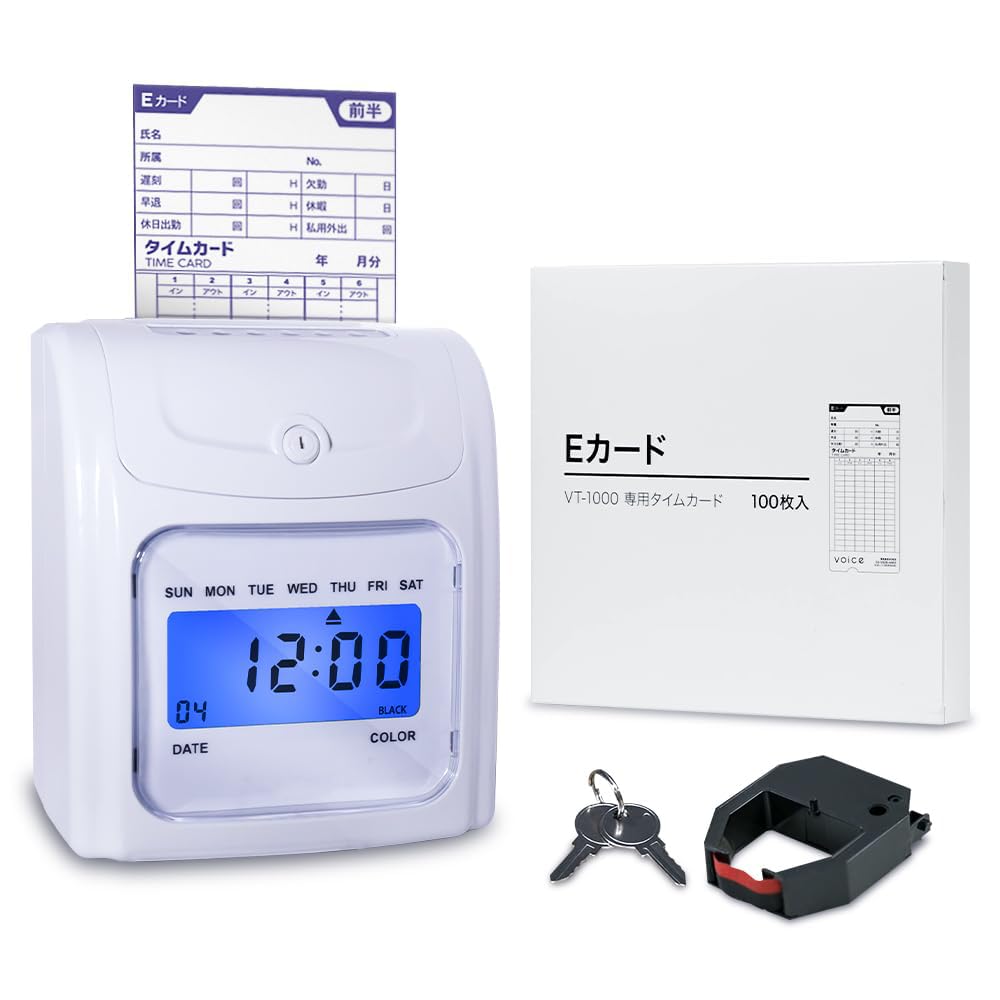 Amazon.co.jp: タイムレコーダー【コスト重視のシンプル機能】VT