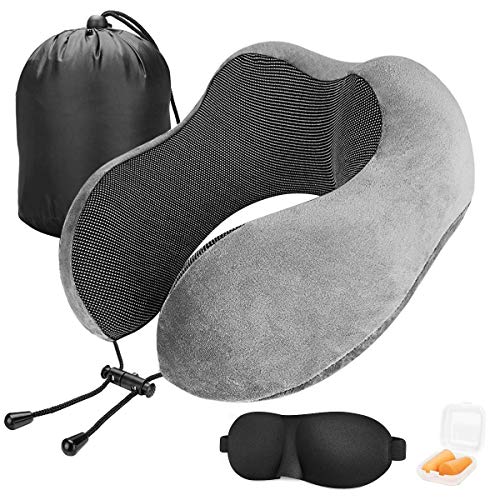 BICASLOVE Almohada de Viaje,Viscoelástica de...