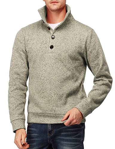H2H Mens Casual Slim Fit Pullover Sweatshirts Knitted Shirts Napping Inside3