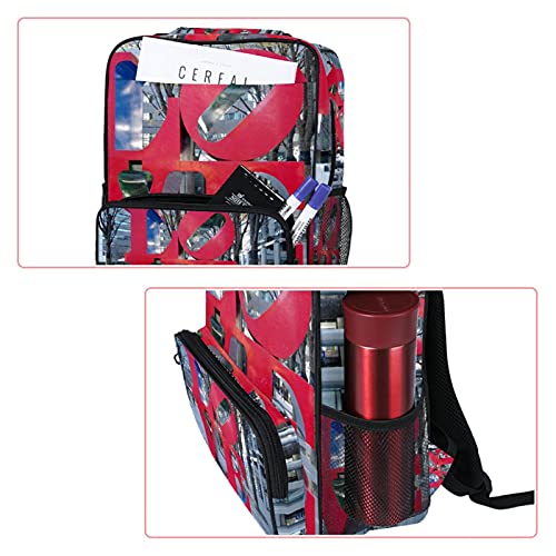 Sac à dos ordinateur portable décontracté et imprimé pour le travail - 2