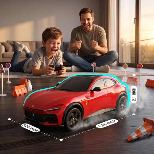 Image of BEZGAR 1:24 Official Licensed Ferrari Purosangue RC Toy Car