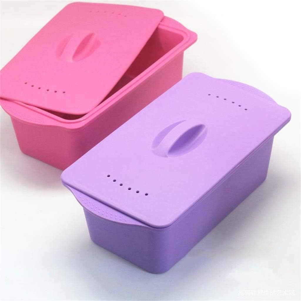 Bread Mold, Not Sticky Silica Gel Bread Mold, BPA-free, Used For DIY Cake, Bread, Meat Pie ZHANGXIAO (Color : Purple)