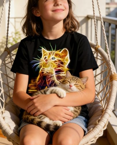 Image of LAIDIPAS Boys Girls 3D Graphic T-Shirt Short Sleeve Tops Tees 6-16 Years | Kids Crewneck Shirts, Vibrant Color, Lightweight and Quick Dry, Trendy Outfits for School, Parties, vacation and Daily Wear