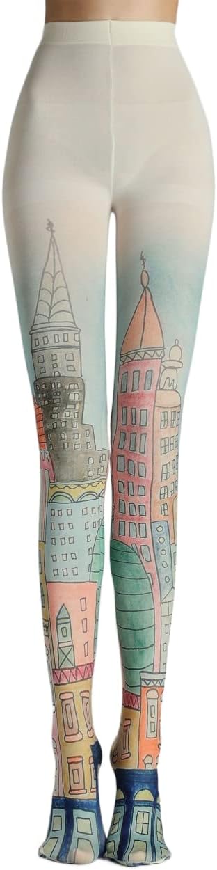 Sahabowi Women Tights, Sheer High Waist Pantyhose, Vintage Control Top Stockings