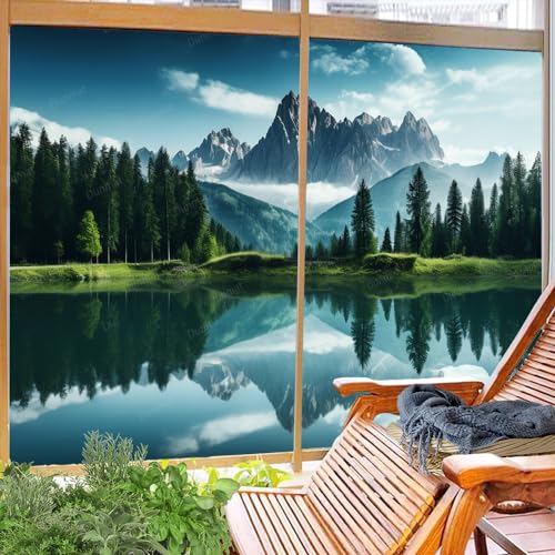 Vinilo decorativo para ventana 23.6x35.4 cm x2 piezas miniatura 4