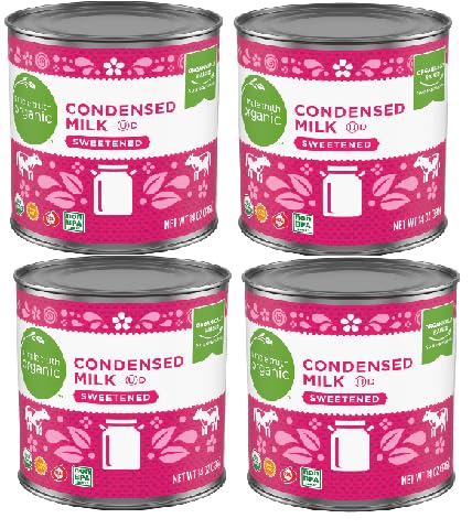Organic Sweetened Condensed Milk (4 Cans, 14 oz. each)