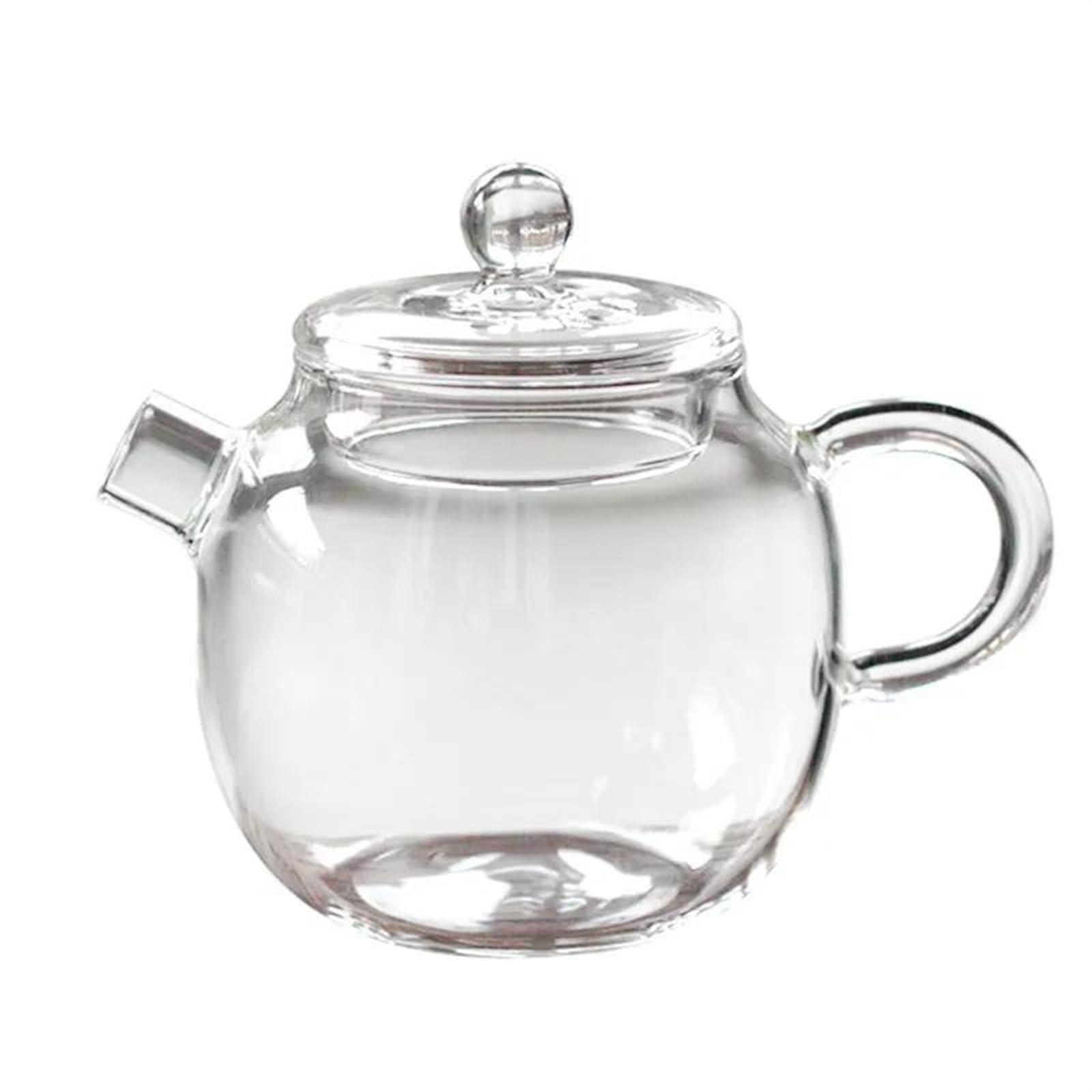 Teteras Fabricante Filtros Una Sola Olla Juego Tetera Pequeña Kung Fu Vidrio Transparente Alto Borosilicato Juego De Tetera Y Taza De Navidad